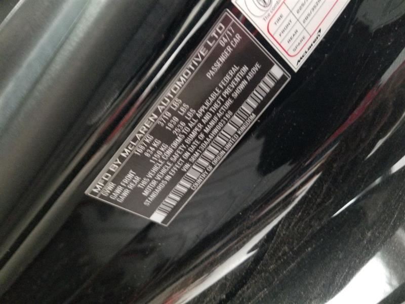 2017 MCLAREN 570 570S ENGINE WIRE HARNESS 3.8L