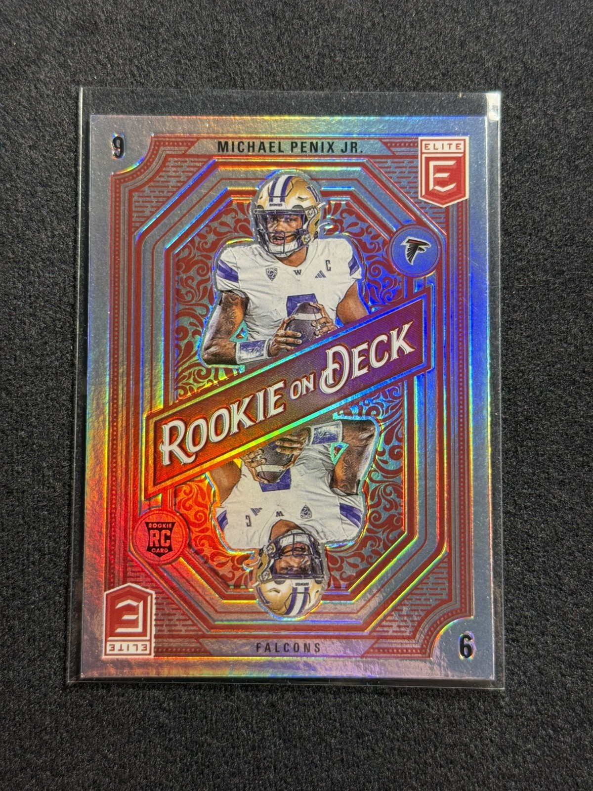 MICHAEL PENIX JR RC - 2024 Panini Donruss Elite Rookie on Deck #1