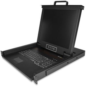 Startech Rackmount KVM Konsole 1HE 17'' LCD Monitor Single Port VGA KVM Server Rac