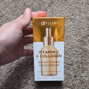 Clear Beauty Vitamin C + Collagen Brightening Face Serum 1.69 fl oz Made Korea