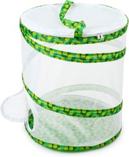 RESTCLOUD Insect and Butterfly Habitat Cage Terrarium Pop-up 12" x 14" Tall