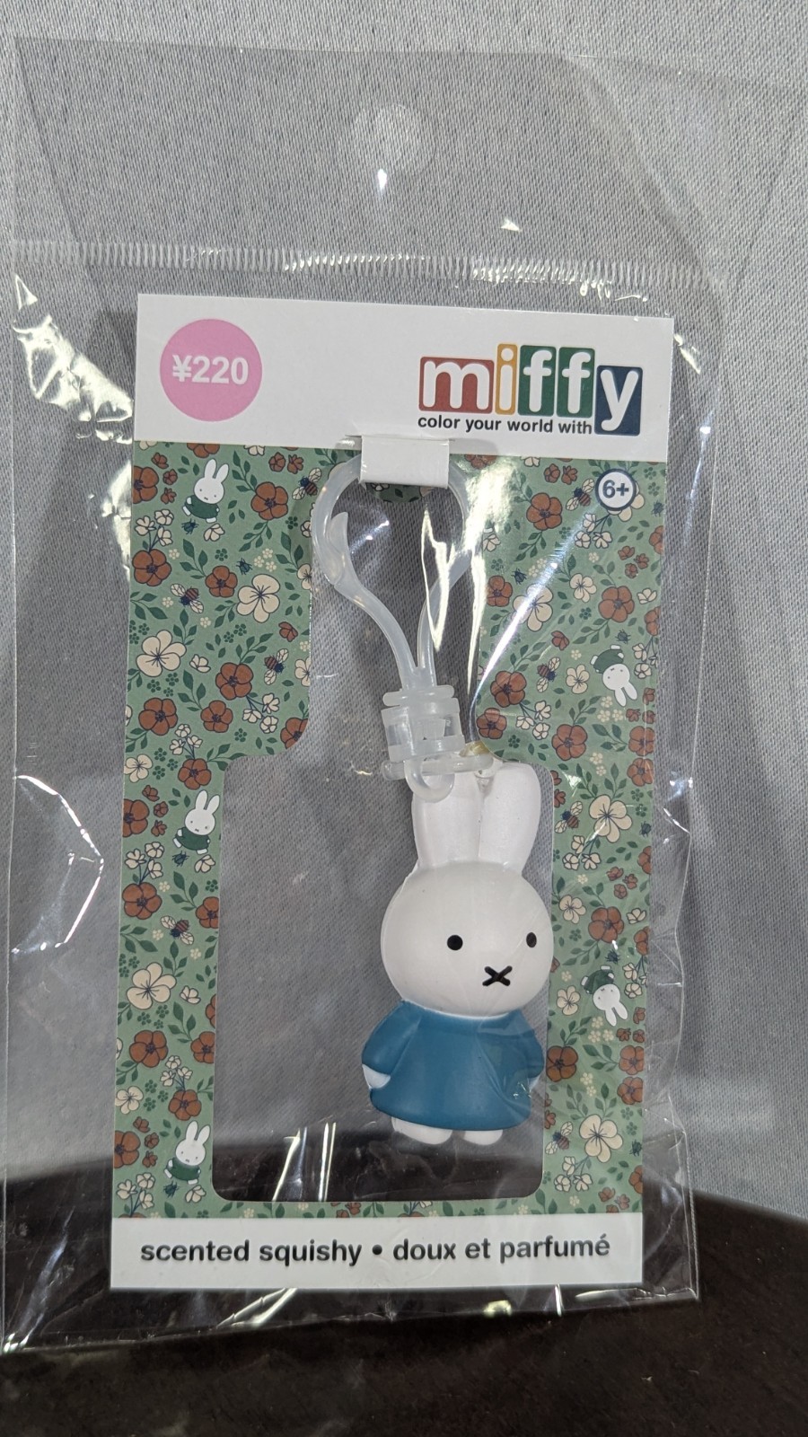 Miffy Daiso Squishy Scented Keychain Backpack