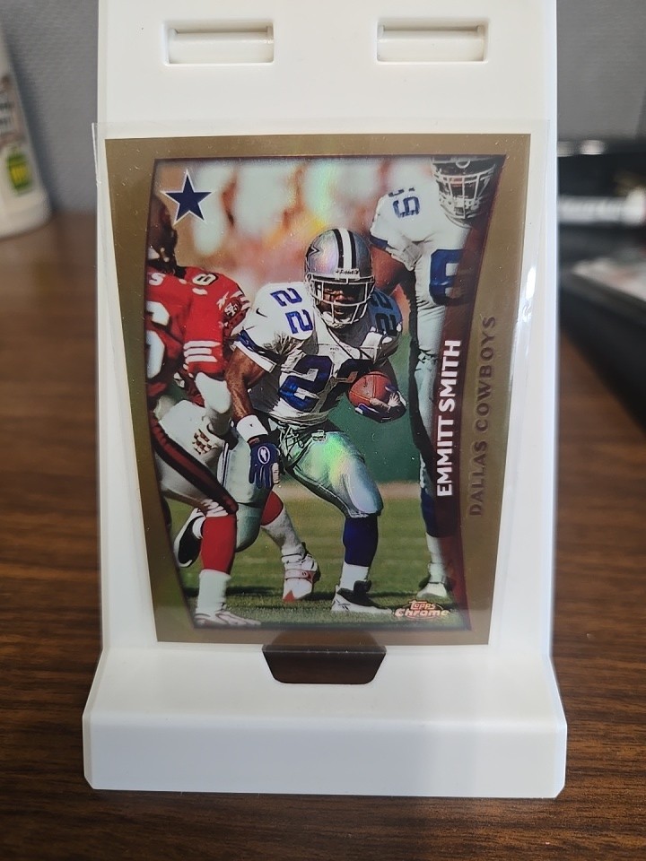 1998 Topps Chrome - Emmitt Smith #151 Refractor Cowboys great!!