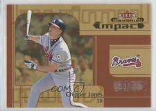 2002 Fleer Maximum Maximum Impact To the Max 53/330 Chipper Jones #263 HOF i4v