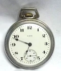 Antique 1919 Elgin 18s 15 Jewel Pocket Watch, Running