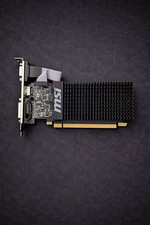 MSI NVIDIA GT 710 2GB DDR3 Low Profile Graphics Card HDMI DVI VGA Silent GPU
