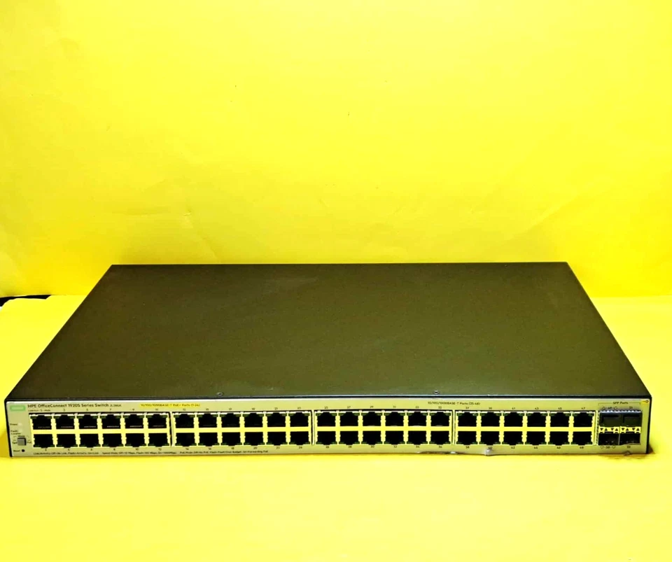 HP JL386A HPE OFFICECONNECT 1920S 48G 4SFP PPOE+ 370W SWITCH SERIES MANAGED LYR3 - Image 2 of 4