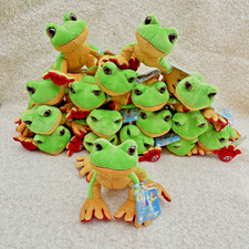 Bulk Lot of 17 New Webkinz Tree Frogs GANZ HM109 w Sealed Unused Codes NWT