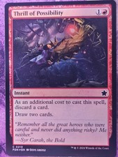 Thrill of Possibility 210 Common Foundations Magic: The Gathering Foil Near Mint