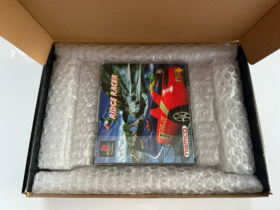 Ridge Racer PS1 Big Box - UK PAL GC CIB - High Quality Packing - Tracked - Image 3 of 4