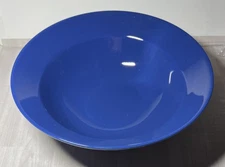 Waechtersbach Germany FUN FACTORY Royal Blue Footed Serving Bowl 10 1/4"
