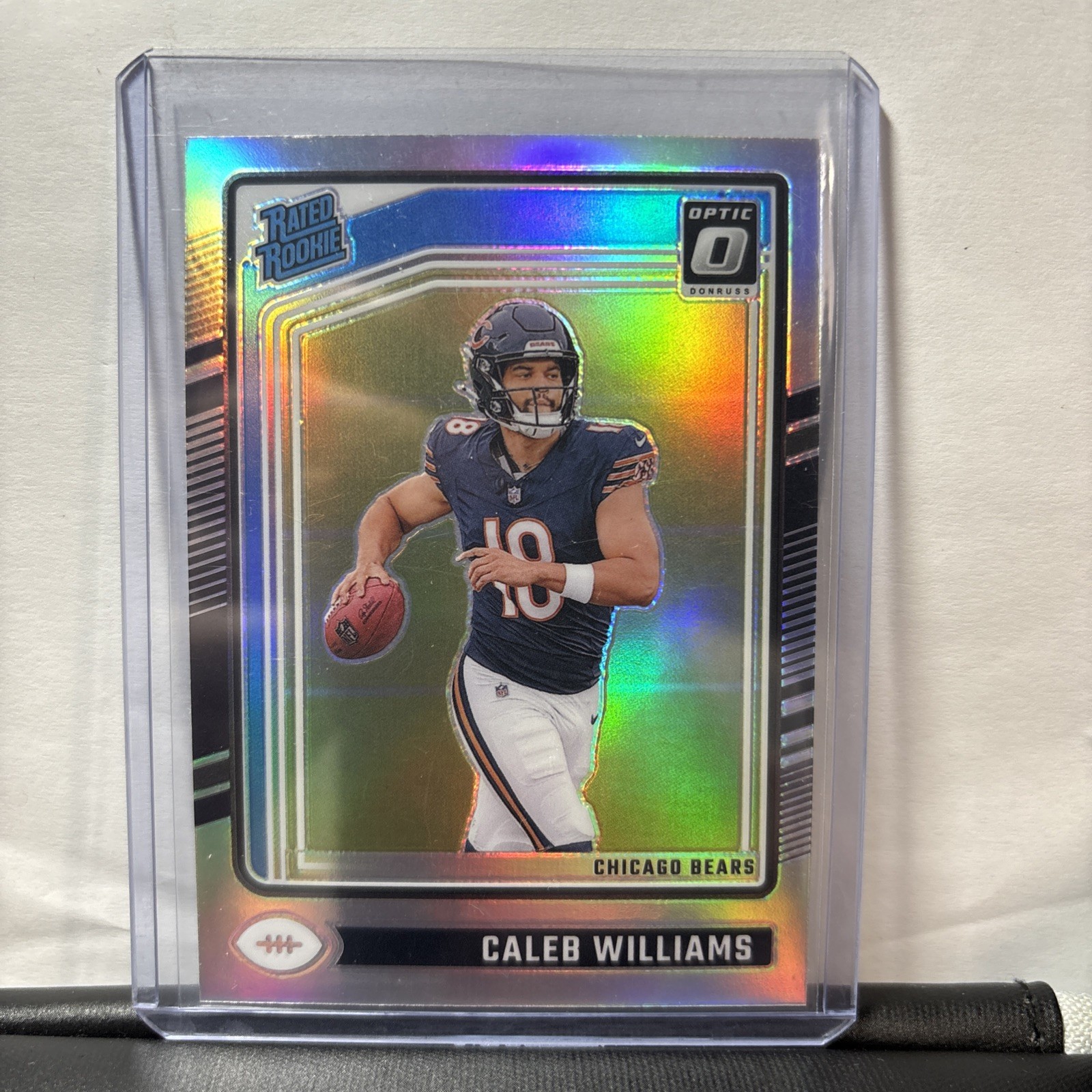 2024 Panini Donruss Optic - Rated Rookie Caleb Williams #201 Silver Prizm RC