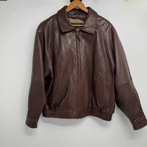 COUTURE by J. Park L ジップ レザージャケット Couture by J Park Leather Jacket Mens XL Black Belted Genuine