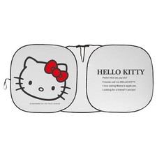 Hello Kitty Pop Up Windshield Sunshade M Seiwa Kt564 59.1 X 27.6 In
