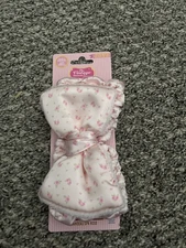 ~ The Vintage Cosmetic Company Dolly Make-up Headband in a ditsy rose print NEW