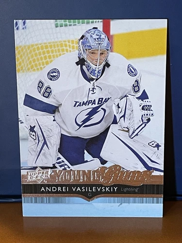 2014-15 UD Series 2 Andrei Vasilevskiy Young Guns Rookie