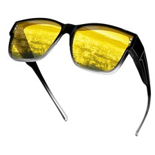 LVIOE Fit Over Night Vision Glasses for Women Night Driving Wear Over Glasses...
