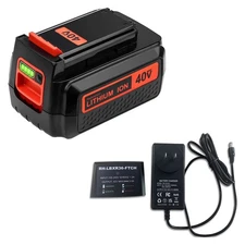 40V LBXR36 Lithium Battery or Charger for Black+Decker 40 Volt Max LBX2040 LSW36