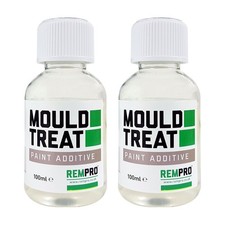 2 x 100ml Anti Mould Paint Additive Prevention & Control of Black Mould Caused