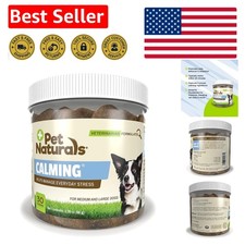 Vet-Approved Calming Chews for Medium Large Dogs: Chicken Flavor, 30 Count