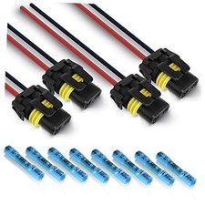 9005 9006 Pigtail Sockets Female Wiring Harness Headlight Plug for Headlights 4