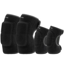 ONTYZZ Kids Soft Knee Pads and Thickened SBR Elbow Pads Adjustable Knee and E...