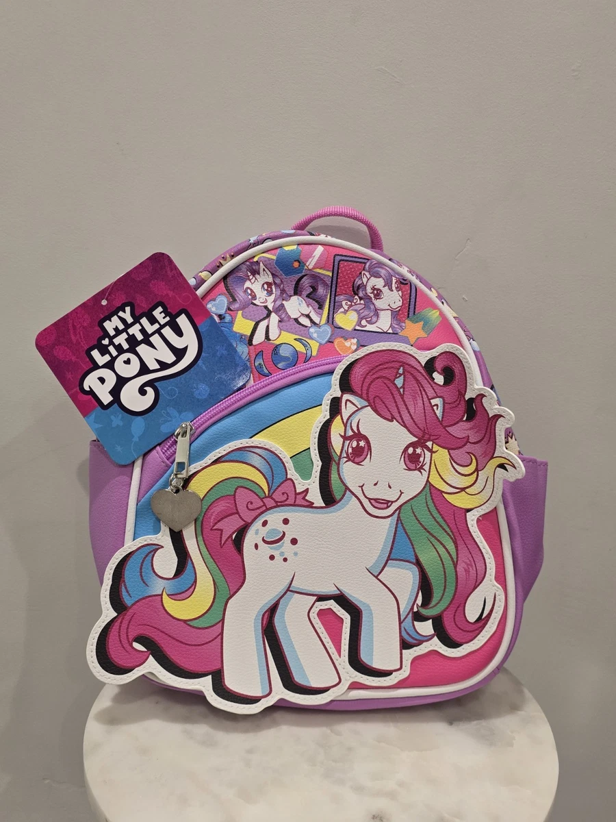 Sac My Little Pony 2008 – Rose Fourrure – Crossbody Enfant Vintage Hasbro