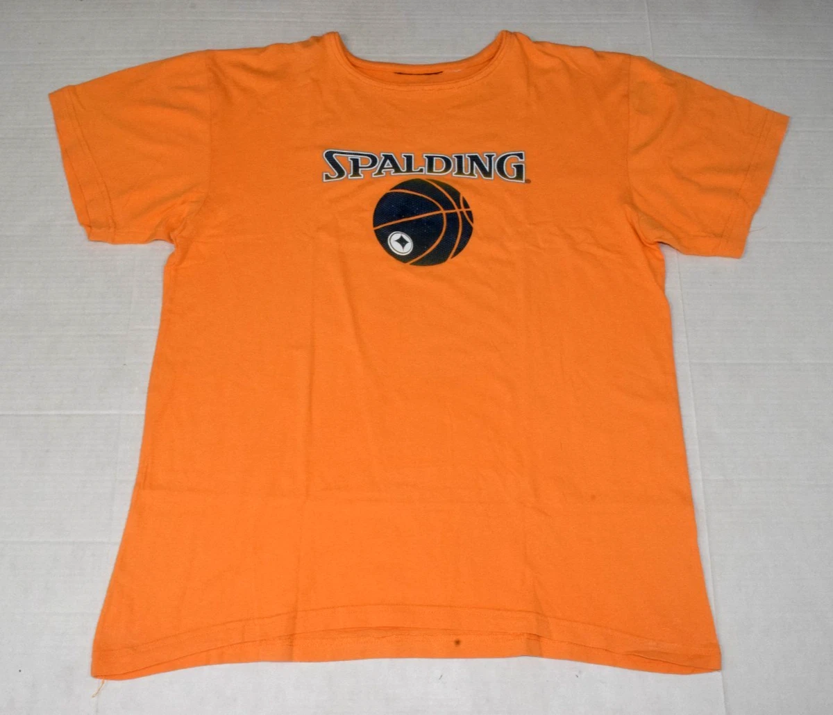 T-shirt Homme Spalding Performance Logo - Noir, Taille L - Coton - Neuf Avec étiquettes