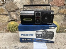 Reproductor de radio casete vintage Boombox Panasonic RX-M70M2 sin vela conion laónico