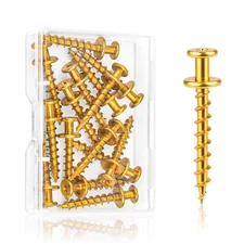 15 Pcs 100lb Picture Hangers Double Headed Screws Picture Hanging Kit Hooks Self