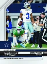 2025-26 Panini Instant NFL #266 George Pickens Dallas Cowboys PRESALE