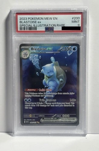 PSA 9 MINT ✨ - Blastoise ex 200/165 SV 151 Special Illustration Rare