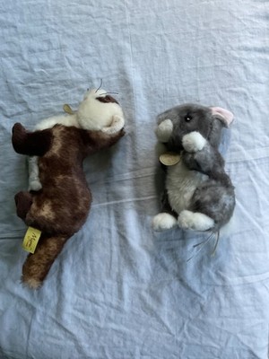 NEW Migoni Aurora white footed baby bunny and Meerkat plush stuffed animal 