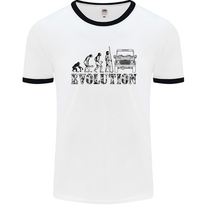 4X4 Evolution Off Roading Straßenfahren Herren Ringer T-Shirt
