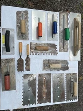 Tile Setting Trowels  Lot Of 15