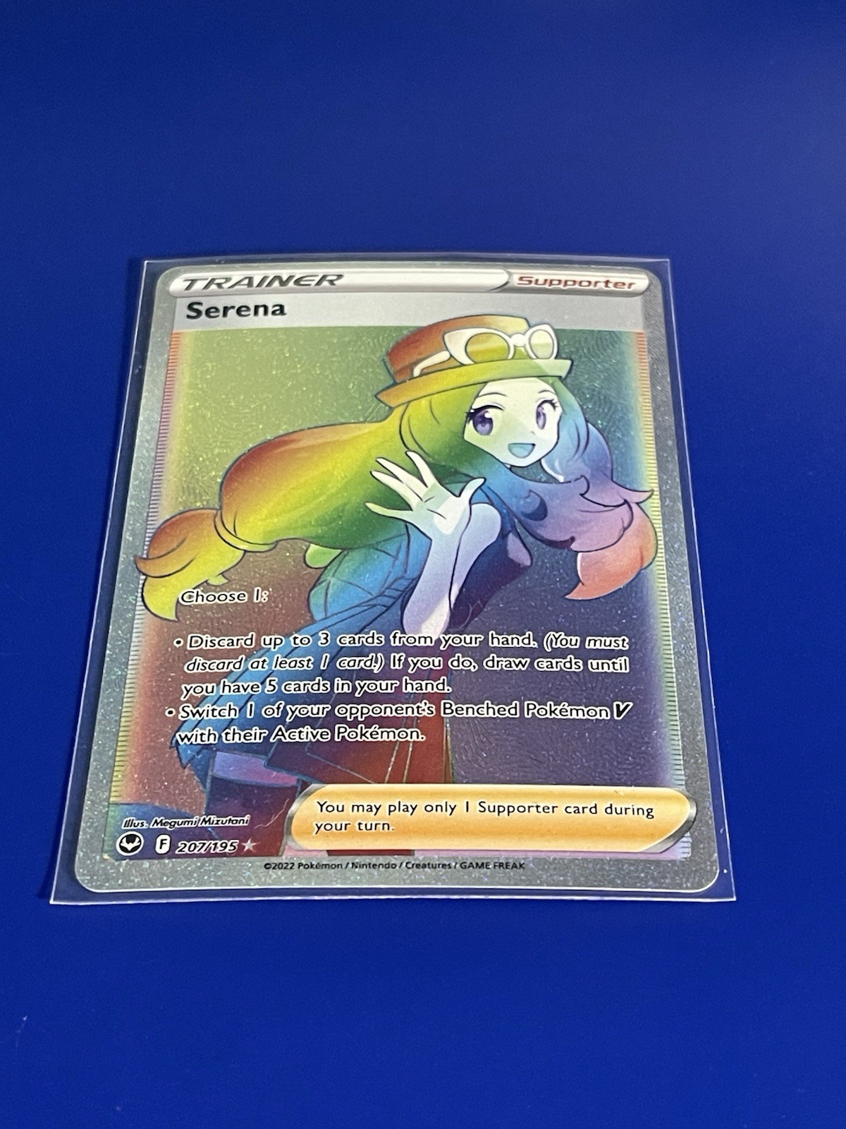 Serena Secret Rainbow Rare 207/195 Silver Tempest - NM