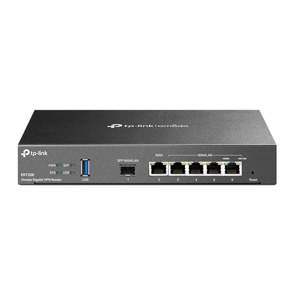 TP-Link SafeStream Business Gigabit Multi-WAN VPN Router Supports IPsec/PPTP/L2T