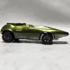 VINTAGE HOTWHEELS REDLINE PEEPING BOMB LIME METALLIC MATTEL 1969 RED LINE