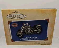 2004 Hallmark Ornament  / #6 in Series"Harley Davidson 2002 VRSCA V-Rod" / (476)