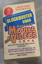 Rare Vintage Blockbuster Video Book 1996 Collectible