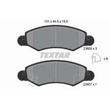 TEXTAR Bremsbeläge vorne für Opel Agila (A) Suzuki Wagon R+ Ignis II
