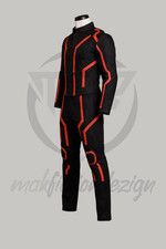 TRON-Style Ares Inspired Cosplay Bodysuit   Unisex Superhero Jumpsuit   All Size