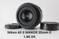 Nikon AF-S NIKKOR 35mm f/1.8G DX Lens Excellent Condition with Caps