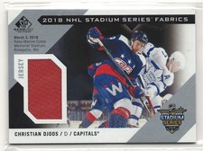 2018-19 SP Game Used Christian Djoos NHL Stadium Series Fabrics Jersey SS-CD