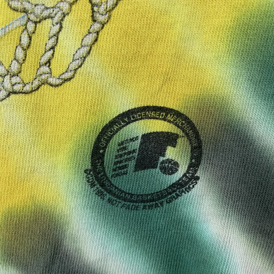 Camisa de Baloncesto TRASHED De Colección Grateful Dead Lituania L Verde Tie Dye Juegos Olímpicos Foto 3 de 4