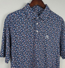 RHOBACK 7th Inning Stretch Navy USA Polo Baseball Print,Championship Ready 2026