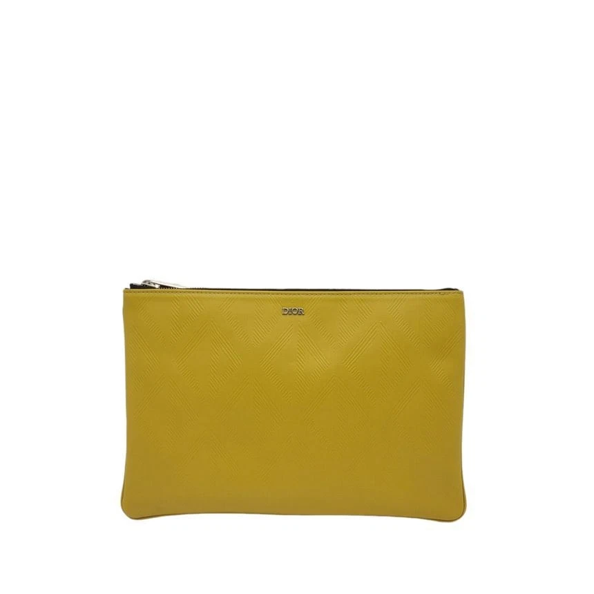 Pochette pochette jaune diamant Dior DIA120627 122253803