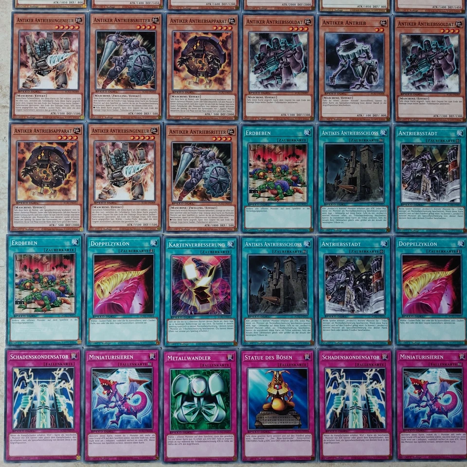 Yugioh GX Antiker Antriebsgolem Themendeck Fusion Maschine 60 Karten deutsch - Bild 4 von 4