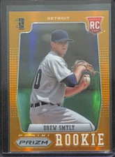 2012 Panini Prizm Gold Prizm Rookie #184 Drew Smyly No 7 of 10