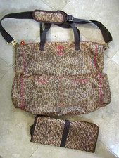 FELIX REY New York Toys and Trinkets Animal Print Diaper Bag